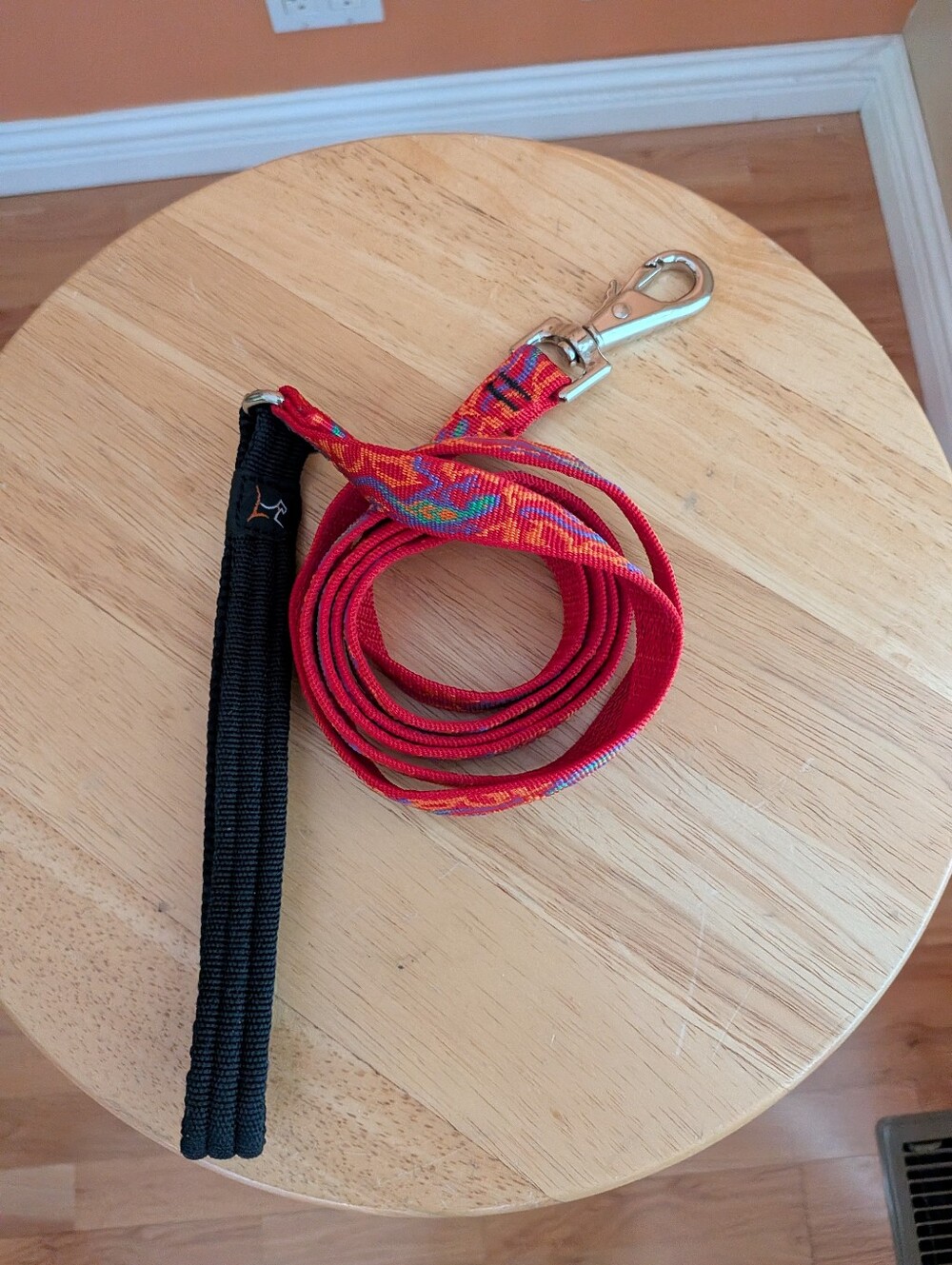 Lupine Pet Alpine Pink and Multicolor Woven Pet Strap length 61” inches